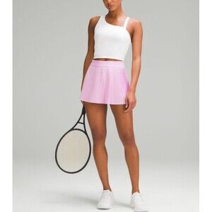 Lululemon Varsity High-Rise Pleated Tennis Skirt Vita Pink Size 14